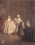 Pietro Longhi The Introduction (mk05) oil painting artist